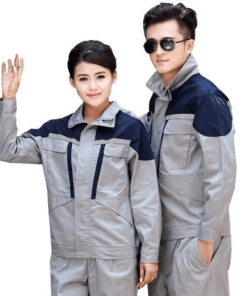 Quần Áo Bảo Hộ Lao Động Nam Nữ Màu Ghi Phối Xanh Lam – Bảo Vệ An Toàn Tối Đa, Thiết Kế Chuyên Nghiệp Từ Đồng Phục 365 8 9 Quan ao bao ho lao dong tieu chuan 1