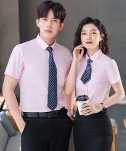 Đồng Phục Công Sở Sơ Mi Màu Xanh Nhạt Thiết Kế Chuyên Nghiệp từ Đồng Phục 365 20 Đồng Phục Công Sở: Thiết Kế Chuyên Nghiệp từ Đồng Phục 365