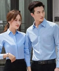 Đồng Phục Công Sở Sơ Mi Màu Xanh Nhạt Thiết Kế Chuyên Nghiệp từ Đồng Phục 365 17 Dong Phuc Cong So 5