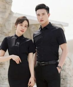 Đồng Phục Công Sở Sơ Mi Màu Xanh Nhạt Thiết Kế Chuyên Nghiệp từ Đồng Phục 365 14 Dong Phuc Cong So 8