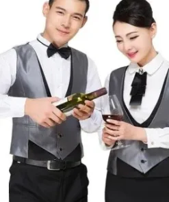 Áo Nhân Viên Phục Vụ Màu Xanh Rêu – Đồng Phục Đẹp, Sang Trọng Và Chuyên Nghiệp Từ Đồng Phục 365 13 27 Dong phuc phuc vu Ao so mi ao ghi le vay va tap de thuong duoc thiet ke rieng theo tieu chuan nha hang 6