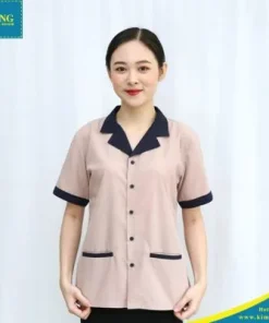 Áo Nhân Viên Phục Vụ Màu Xanh Rêu – Đồng Phục Đẹp, Sang Trọng Và Chuyên Nghiệp Từ Đồng Phục 365 15 27 Dong phuc phuc vu Ao so mi ao ghi le vay va tap de thuong duoc thiet ke rieng theo tieu chuan nha hang 8