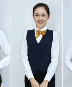 Áo Ghi-lê Màu Xám – Đồng Phục Đẹp, Chuyên Nghiệp Cho Nhà Hàng, Quán Ăn Cao Cấp 12 Áo Ghi-lê Màu Xám 2