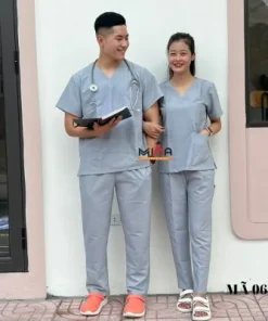 Đồng Phục Y Tế Màu Xanh Rêu Chất Lượng Cao, Thiết Kế Đẹp Mắt Cho Bệnh Viện Và Phòng Khám 7 46 Dong Phuc Y Te 2