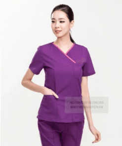 Áo Blouse Đồng Phục Bác Sĩ – Chất Lượng Cao, Thiết Kế Đẹp, Phù Hợp Cho Các Bệnh Viện và Phòng Khám (Sao chép) 11 48 Dong phuc dieu duong y ta May do theo tieu chuan nganh y te gia tri cao khi dat so luong lon 2