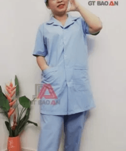 Áo Blouse Đồng Phục Bác Sĩ – Chất Lượng Cao, Thiết Kế Đẹp, Phù Hợp Cho Các Bệnh Viện và Phòng Khám (Sao chép) 10 48 Dong phuc dieu duong y ta May do theo tieu chuan nganh y te gia tri cao khi dat so luong lon 6