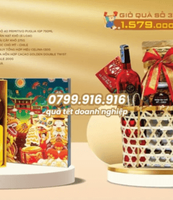 Giỏ Quà Tết Cao Cấp Cho Doanh Nghiệp – Thiết Kế Sang Trọng, Giao Toàn Quốc 13 63 qua tet gio qua tet 4