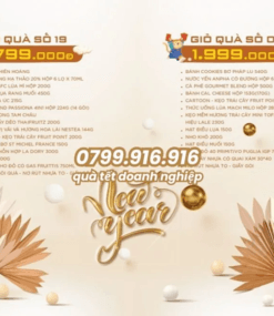 Giỏ Quà Tết Cao Cấp Cho Doanh Nghiệp – Sự Lựa Chọn Hoàn Hảo Cho Mùa Tết