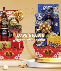 Giỏ Quà Tết Cao Cấp Cho Doanh Nghiệp – Thiết Kế Sang Trọng, Giao Toàn Quốc 15 63 qua tet gio qua tet 6